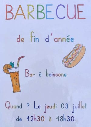 Barbecue de fin d’année
